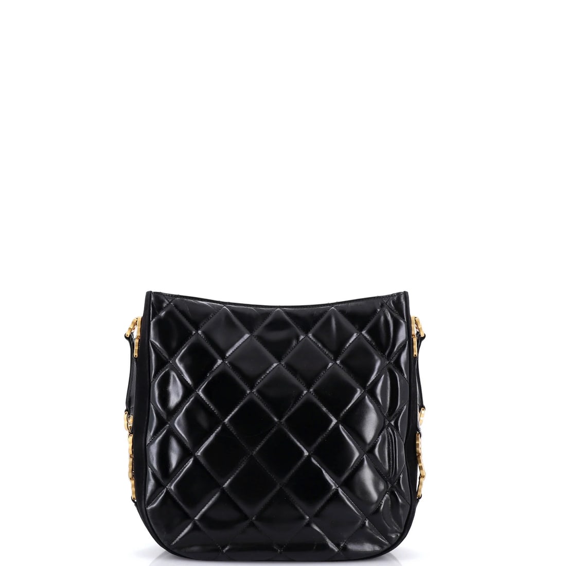 Chanel 22 Chain Hobo Quilted Studded Denim Mini: The Chanel Chain Hobo Studded announces itself through clean architecture and a silhouette that reads clearly from across a room, rendered in quilted denim. The Mini format strikes a versatile middle 