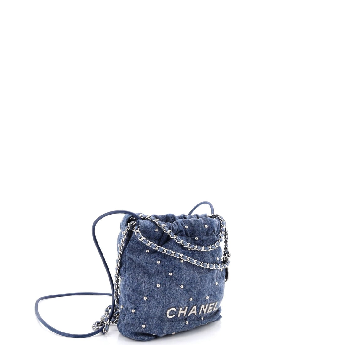 Chanel Giant Crystal CC Flap Bag Lambskin Mini: The Chanel Giant CC Flap Bag carries the unmistakable hand of the house in its proportion and finish, rendered in lambskin leather. It comes in the Mini size, a scale that places it neatly within the 