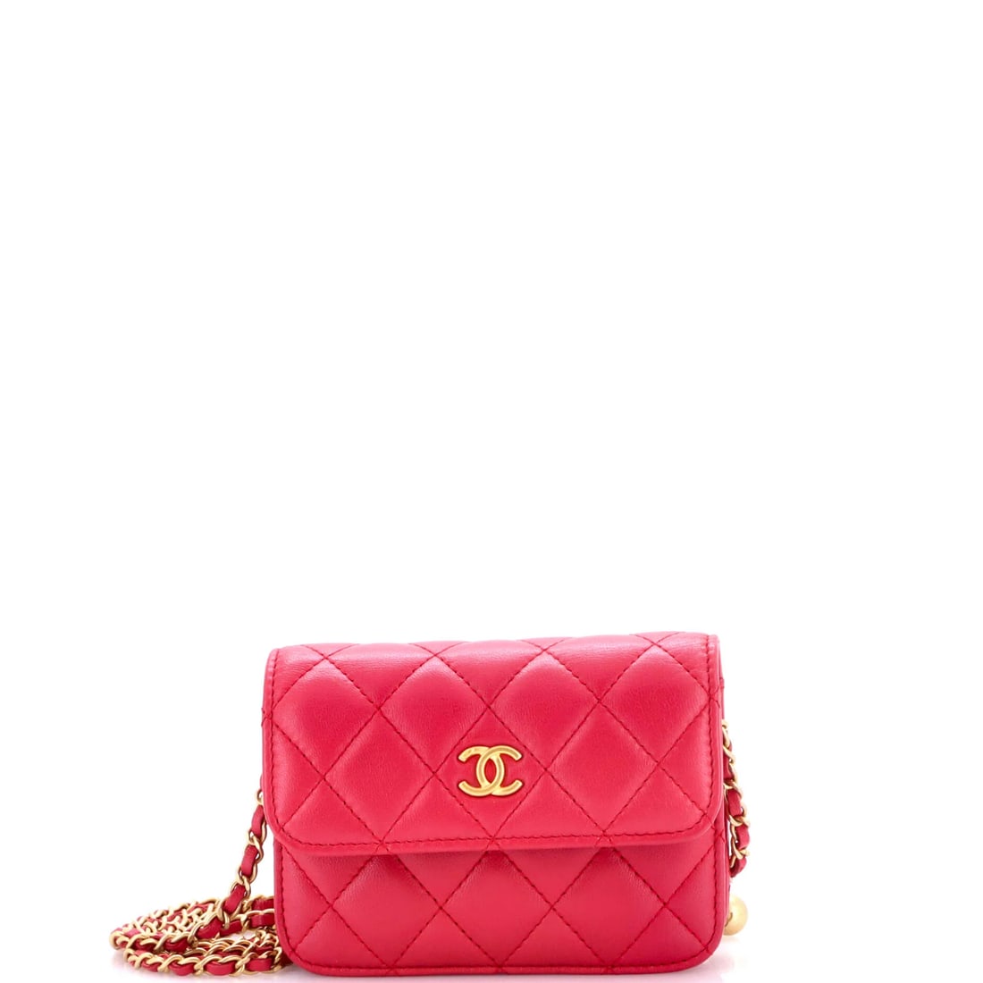 Chanel Classic Double Flap Bag Quilted Lambskin Medium: Few silhouettes telegraph their maker like the Chanel Double Flap Bag, and this one does it with ease, rendered in quilted lambskin leather. It comes in the Classic size, a scale that places it neatly