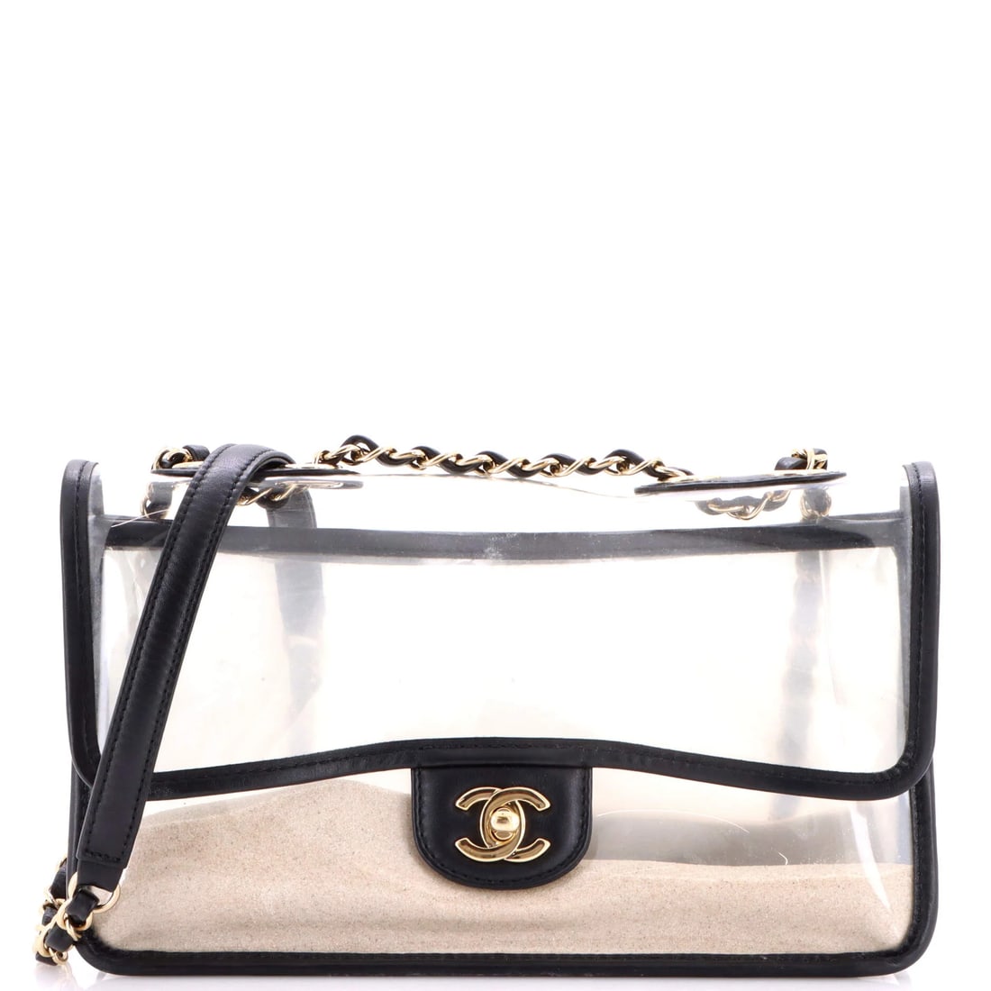 Chanel Giant Crystal CC Flap Bag Lambskin Mini: Chanel Giant CC Flap Bag opens this lot with the kind of confident structure that needs little explanation, rendered in lambskin leather. The Mini format strikes a versatile middle ground in the line.