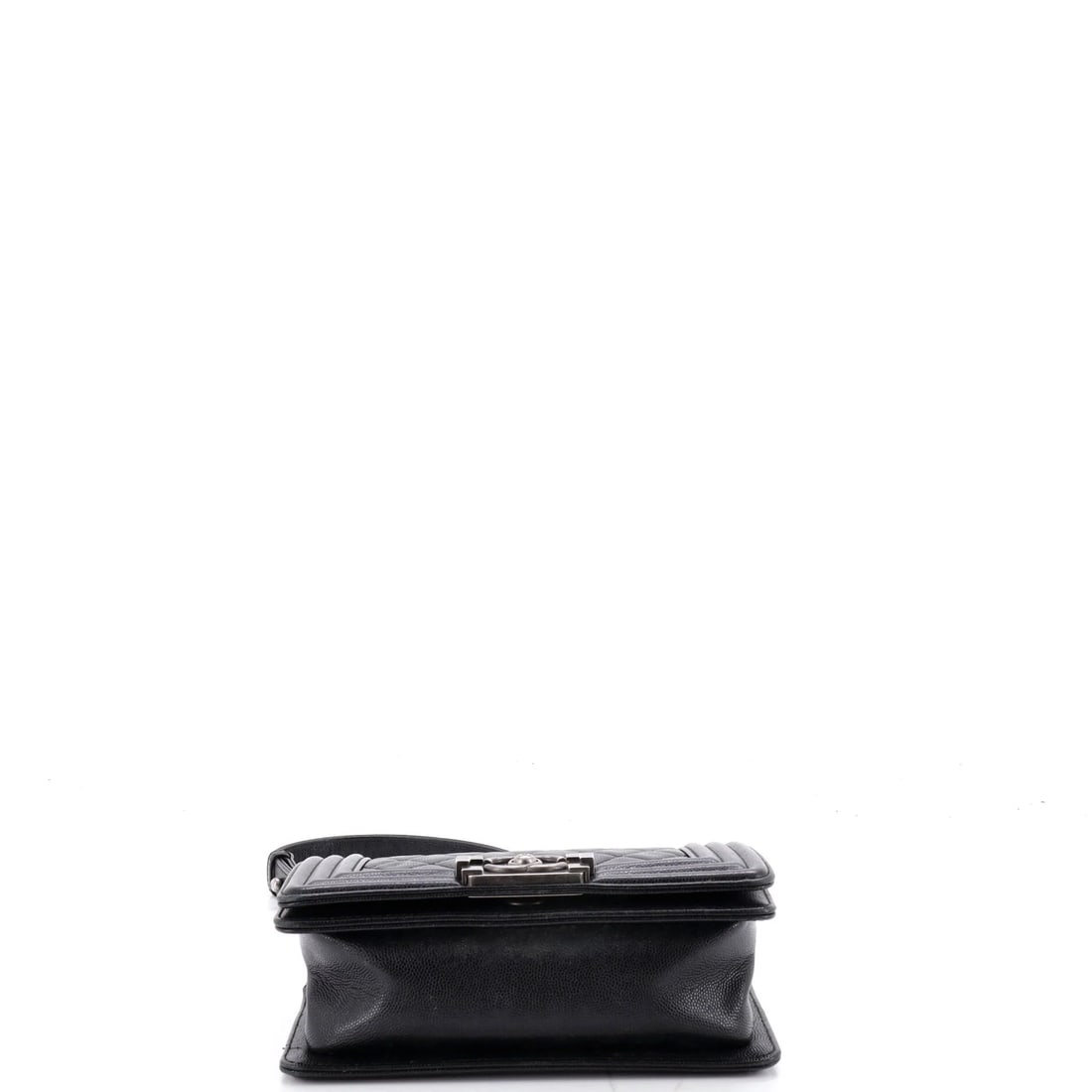 Chanel Boy Flap Bag Quilted Lambskin with Chain Detail Old Medium: Chanel Boy Flap Bag with Chain Detail Old opens this lot with the kind of confident structure that needs little explanation, rendered in quilted lambskin leather. Presented in the Medium size for an