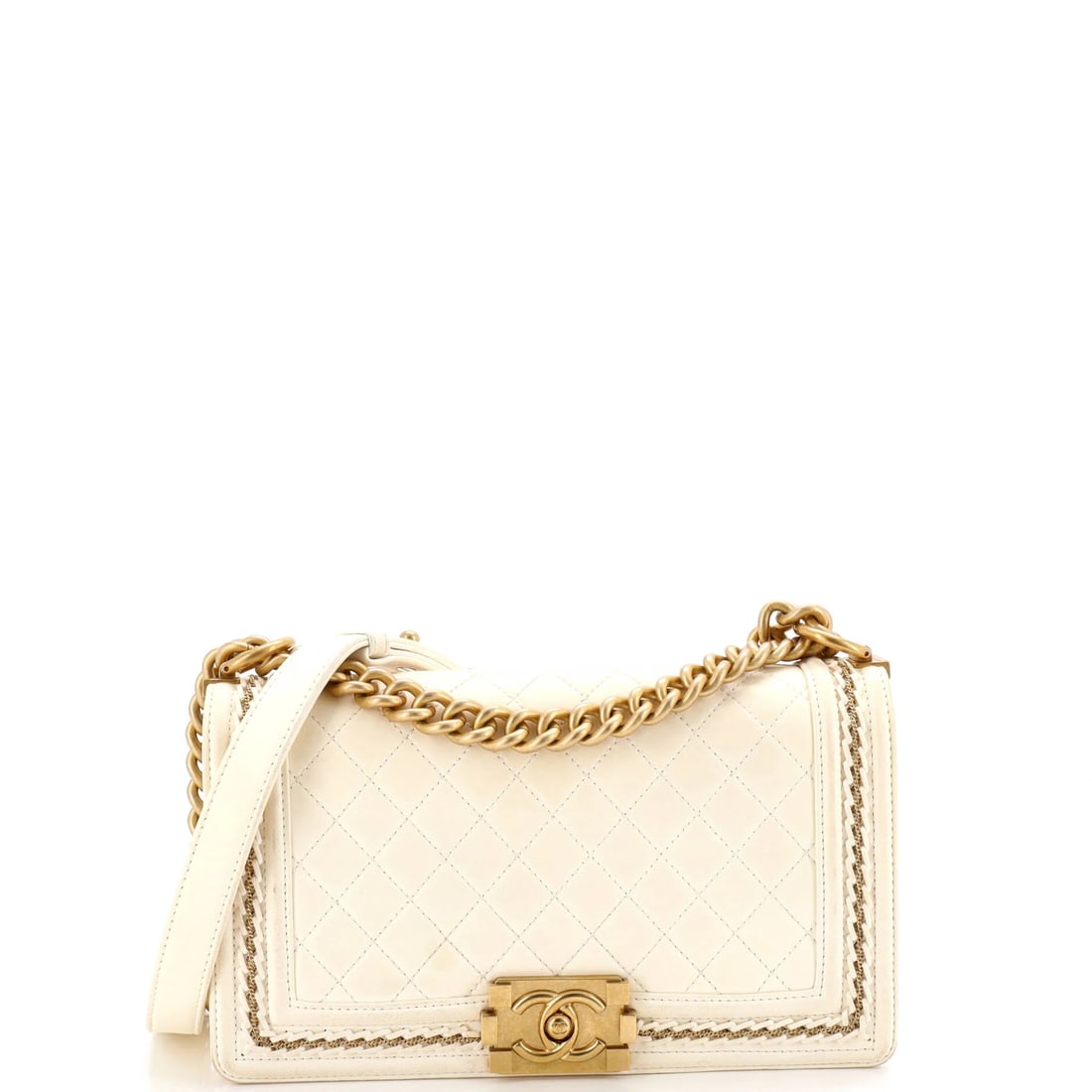 Chanel Boy Flap Bag Python Small: Chanel's Boy Flap Bag leads with disciplined lines and a carry profile built for real use, rendered in python. It comes in the Small size, a scale that places it neatly within the family. Offered