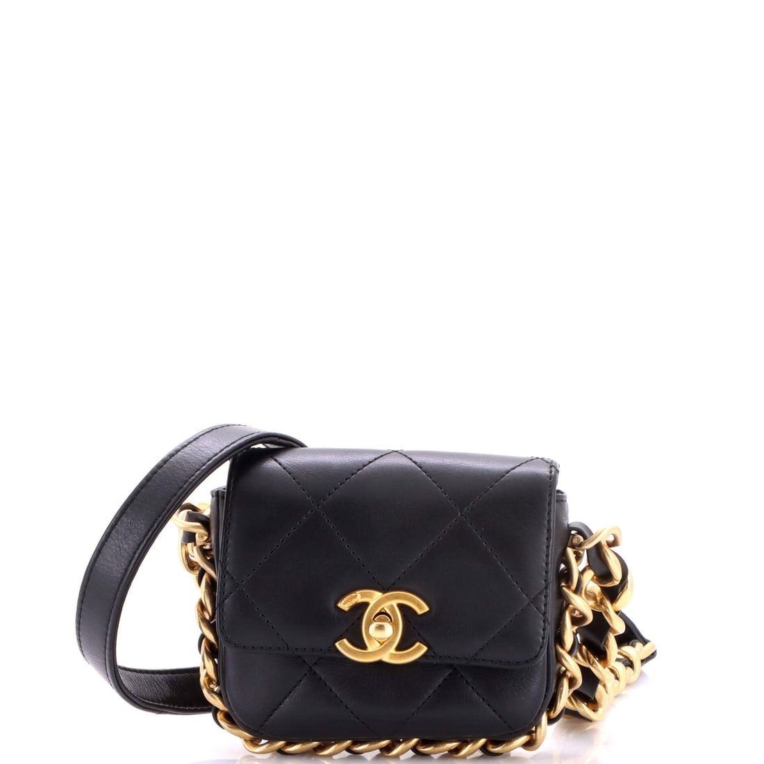 Chanel Framing Chain Flap Bag Quilted Calfskin (1 of 8)