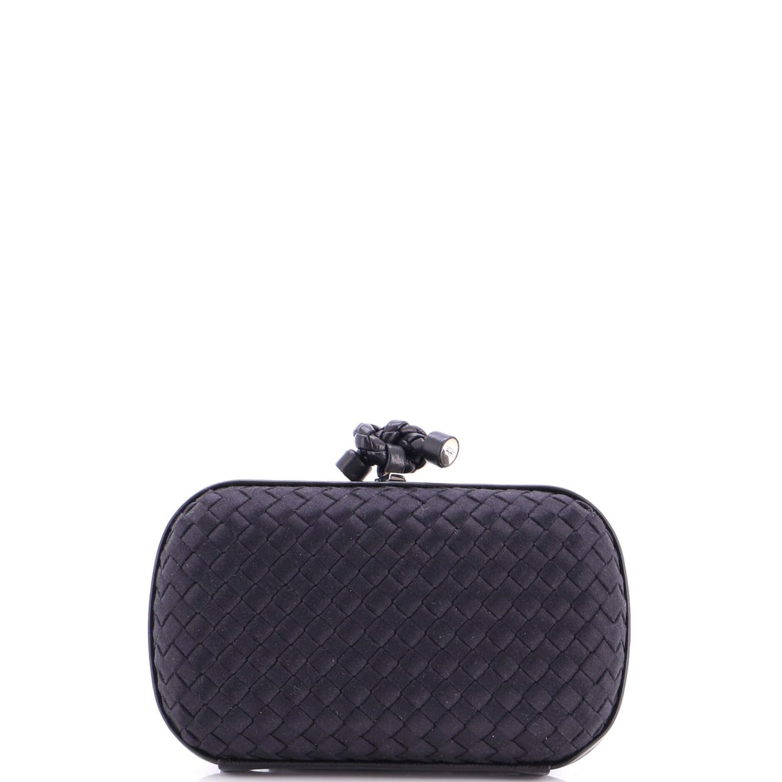 Bottega Veneta Box Knot Clutch Intrecciato Satin (1 of 6)