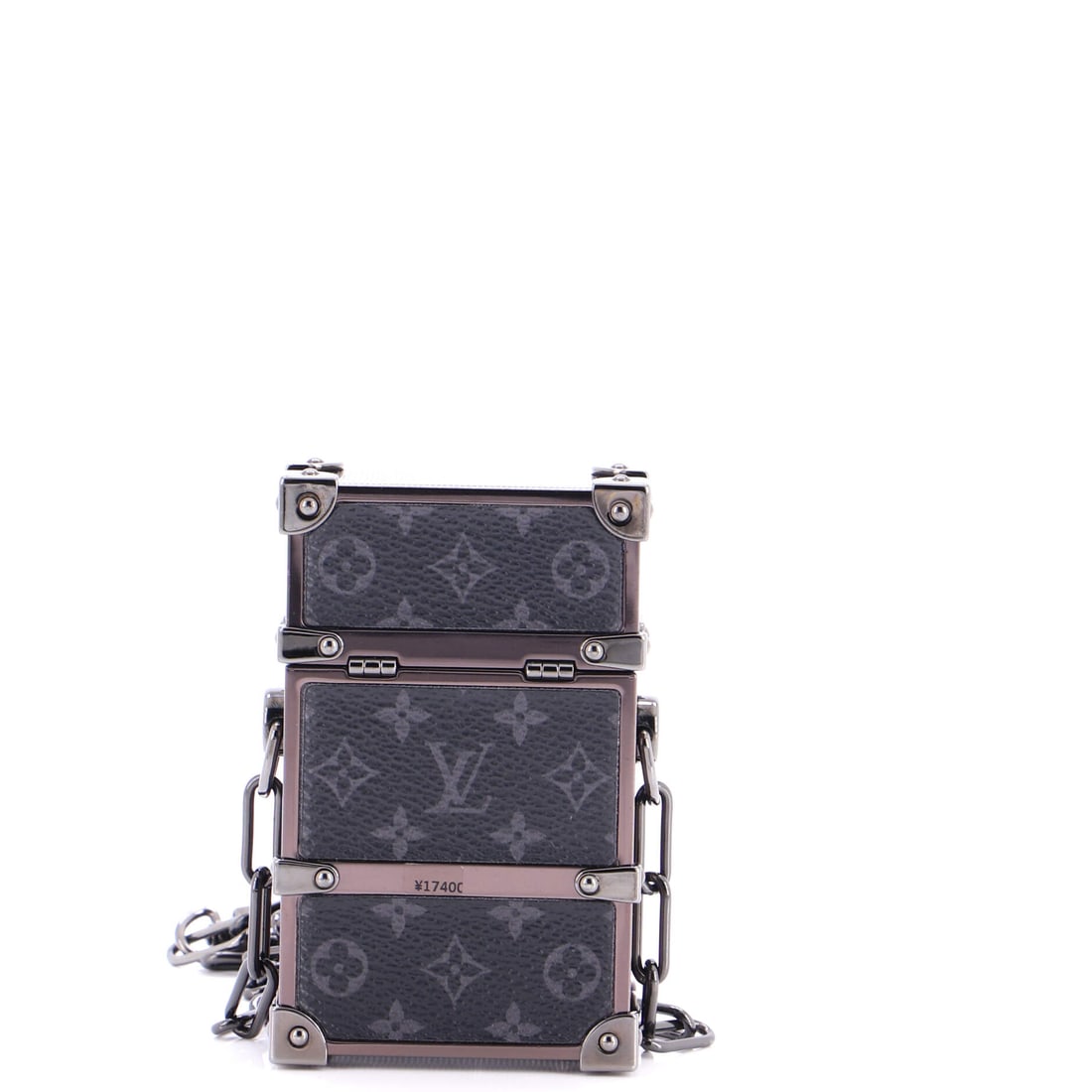 Louis Vuitton Trunk Box Pouch Monogram Eclipse Canvas - 3