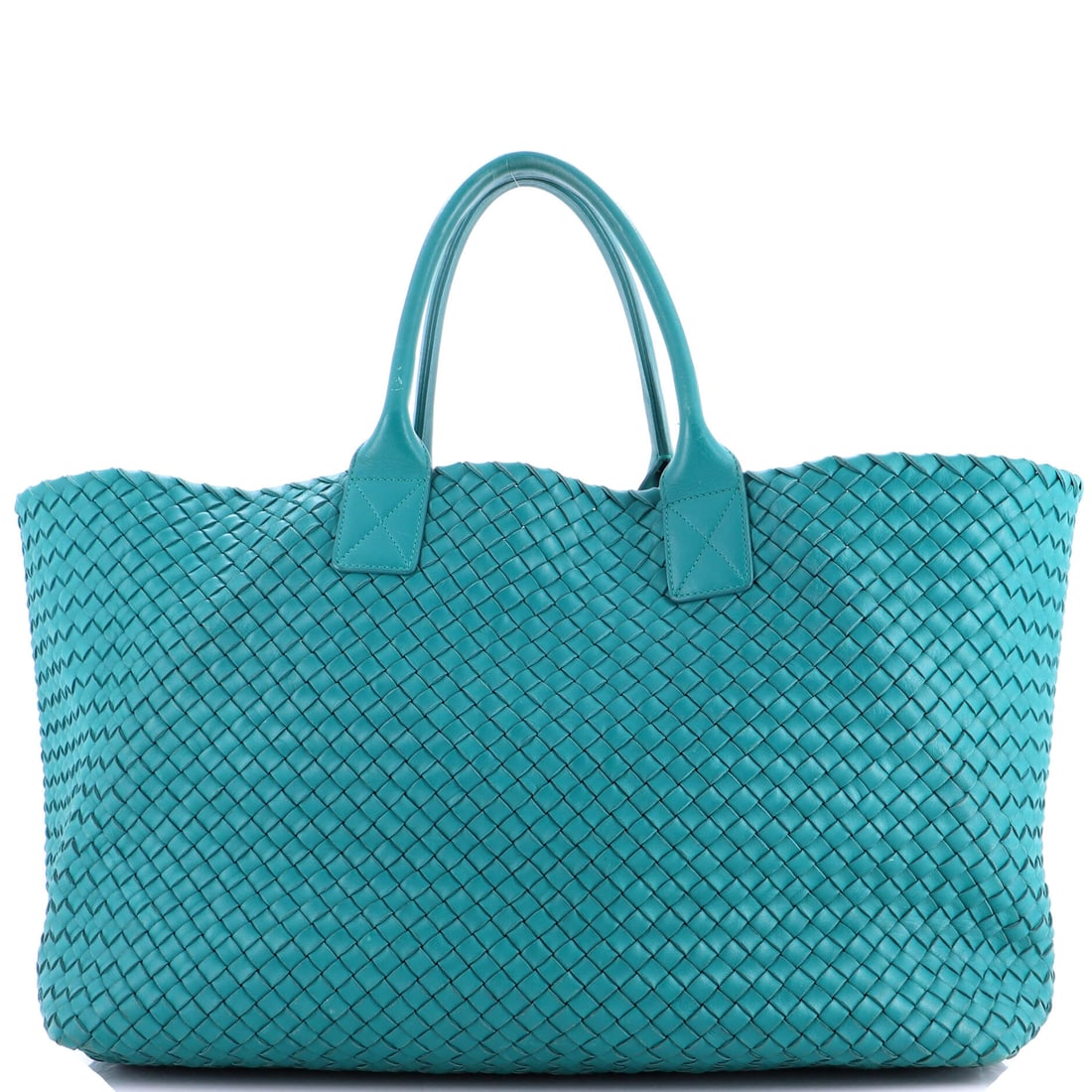 Bottega Veneta Cabat Tote Intrecciato Nappa: The Cabat Tote from Bottega Veneta, in Intrecciato nappa. Bottega's fully woven, reversible tote, a pure showcase of the Intrecciato with no hardware to distract. 17"W x 10"H x 7"D, 7.5" handle drop, 