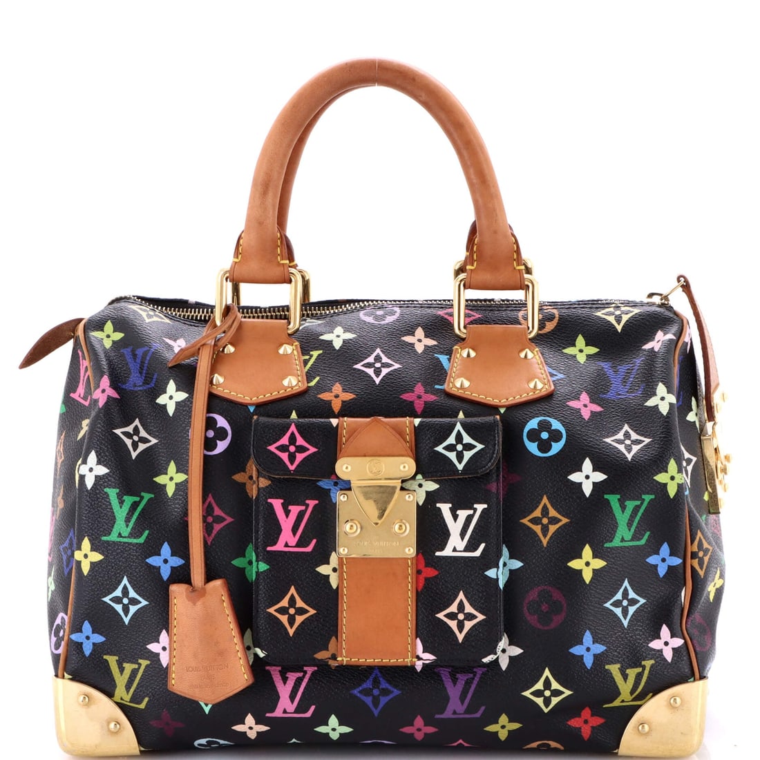 Louis Vuitton Speedy Handbag Monogram Multicolor (1 of 7)