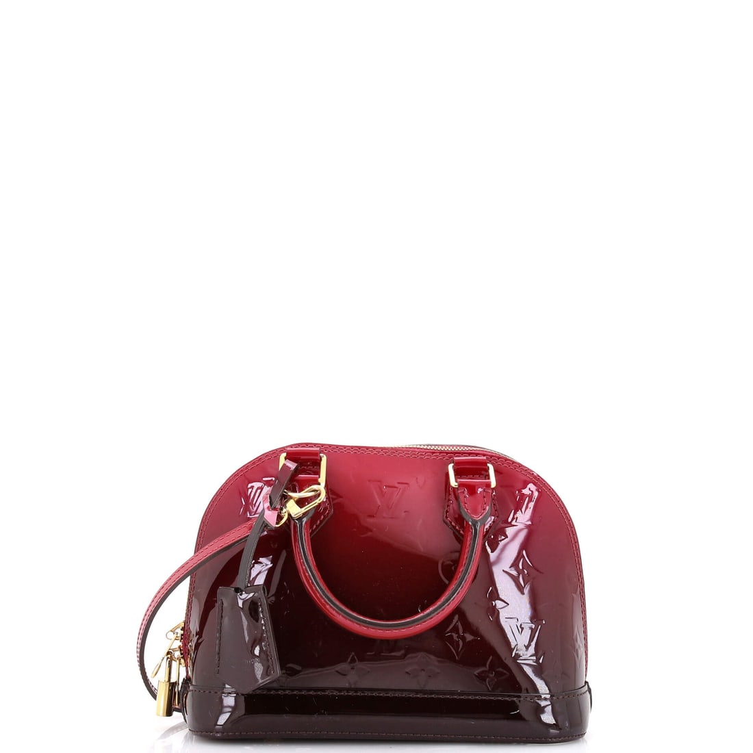 Louis Vuitton Alma Handbag Ombre Monogram Vernis (1 of 8)