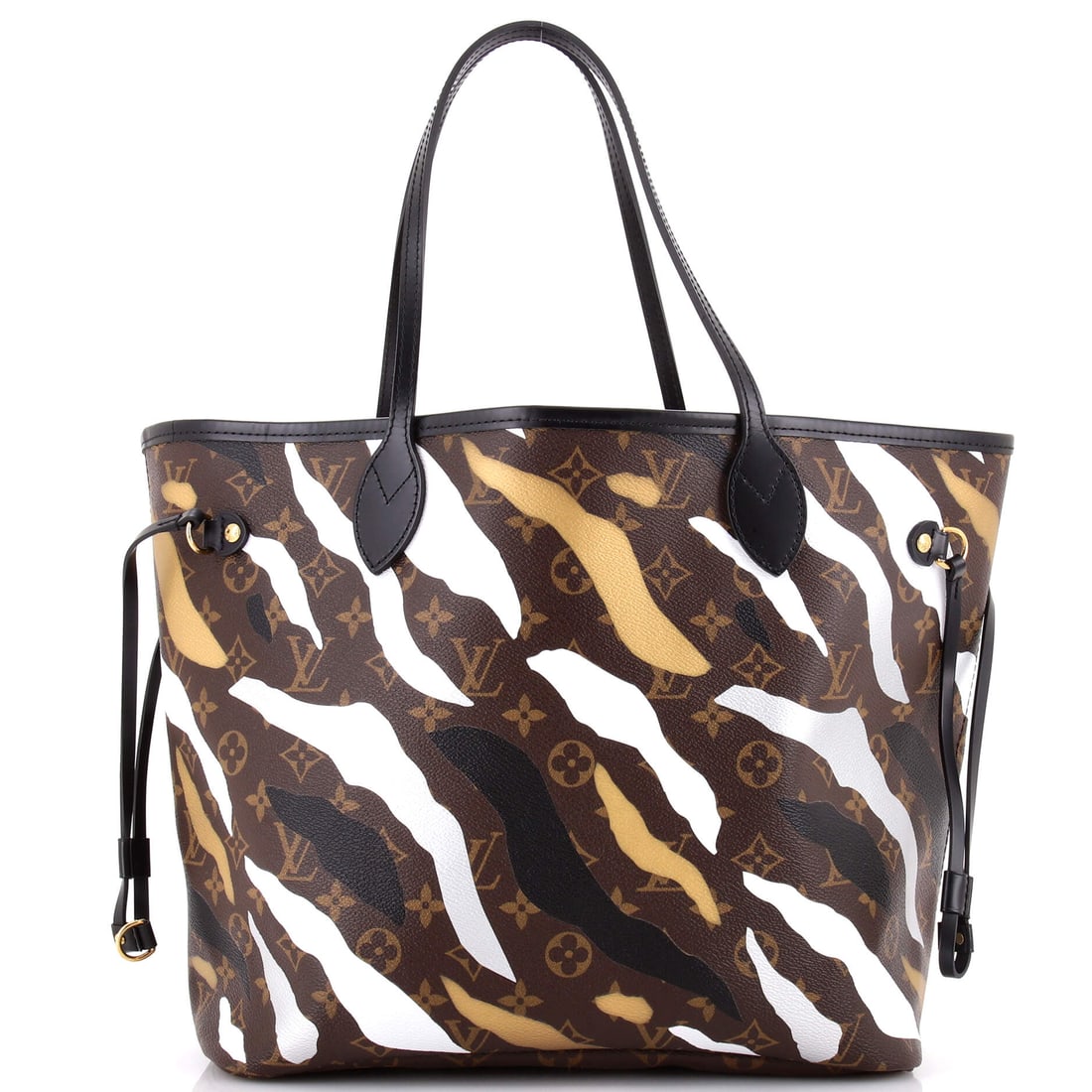 Louis Vuitton Neverfull NM Tote Limited Edition LOL League of Legends Monogram Canvas: Louis Vuitton Neverfull NM Tote, Limited Edition LOL League of Legends Monogram canvas. An open-top tote with side cinch straps that let it widen for a market run or pull in for a clean commute. Dimen
