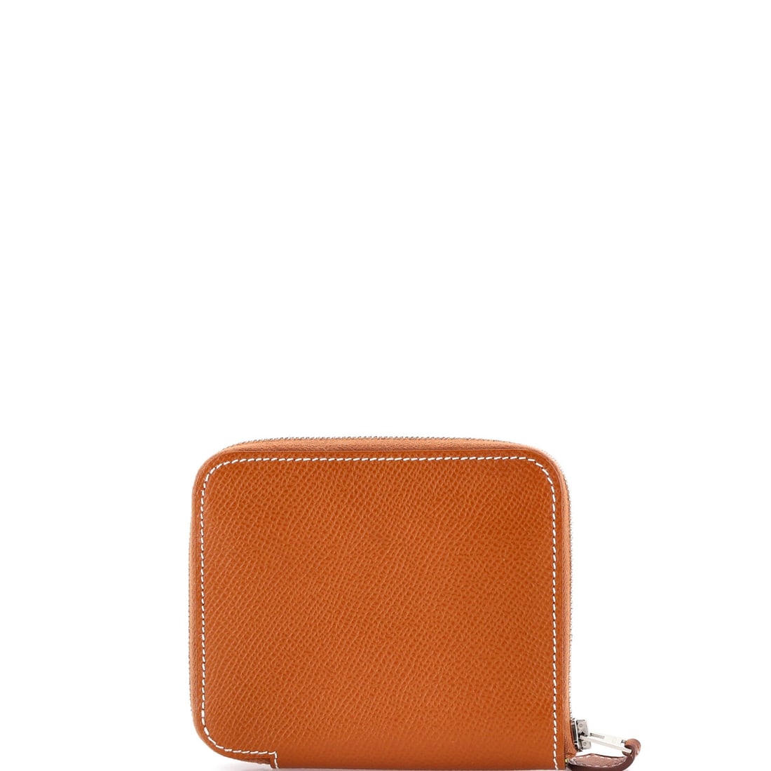 Hermes Zipengo Chaine d'Ancre Card Holder Leather: The Hermes Zipengo Chaine d'Ancre Card Holder. A folding wallet sized to live in a pocket or a bag. 4.5"W x 3"H x 1"D on the body. A daily-use piece that puts the name in your hand every time you open