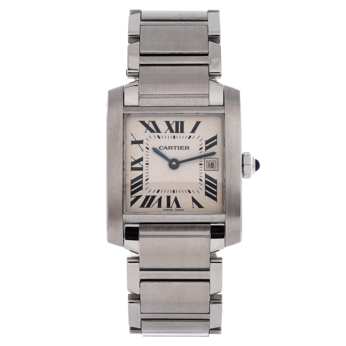 Cartier Tank Francaise Quartz Watch Stainless Steel