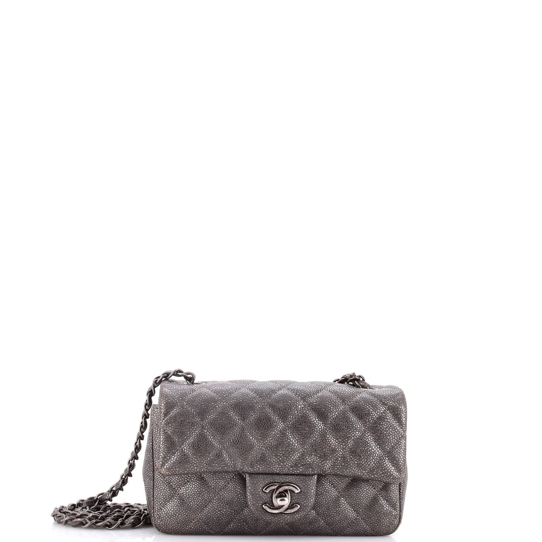 Chanel Classic Single Flap Bag Quilted Caviar