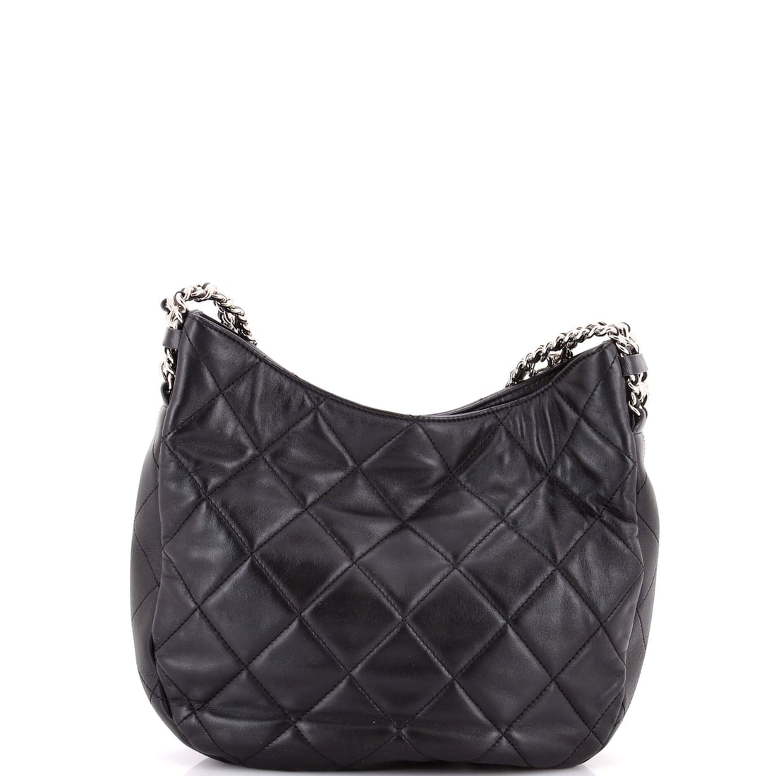 Chanel Chain Rows Hobo Quilted Lambskin - 3