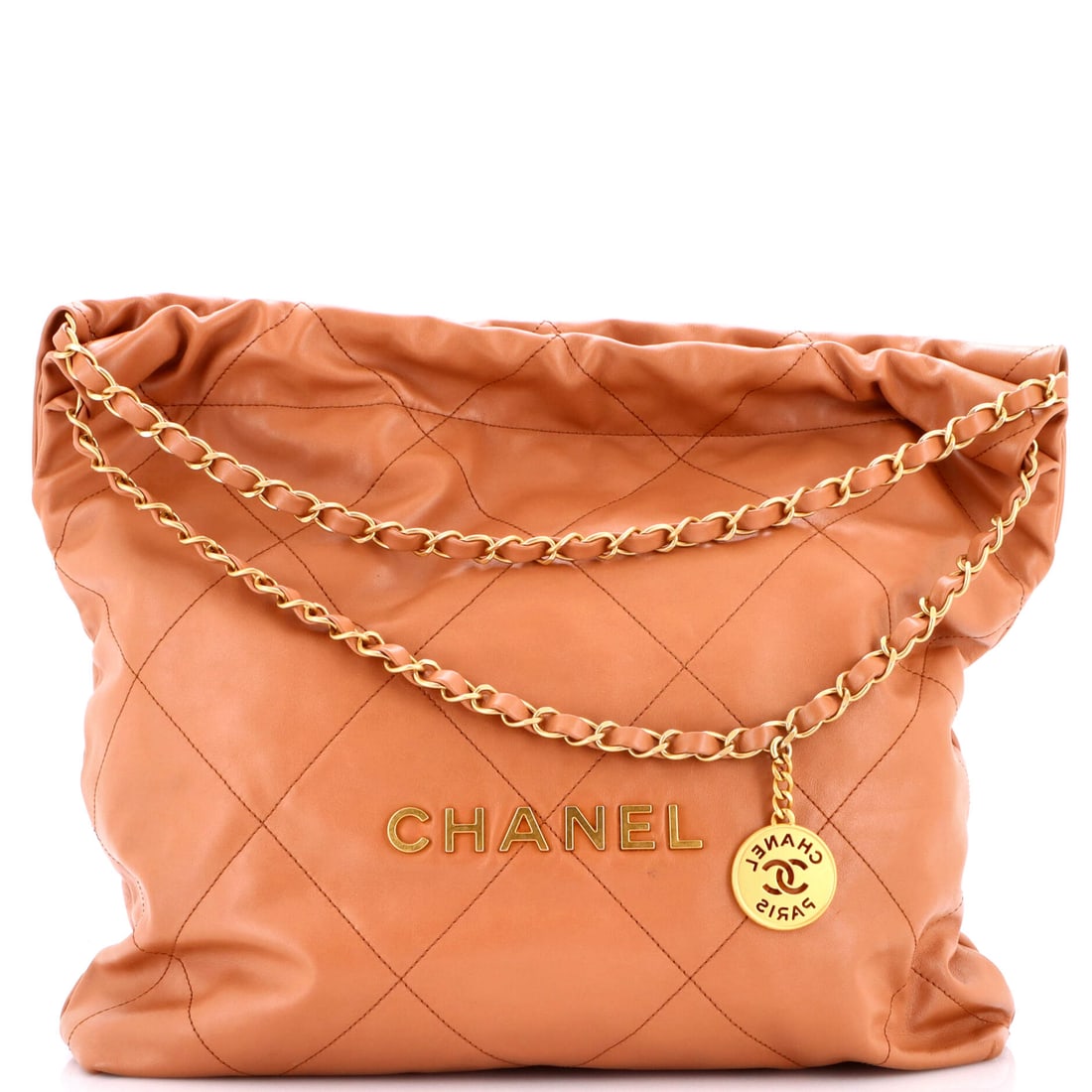 Chanel 22 Chain Hobo Quilted Calfskin