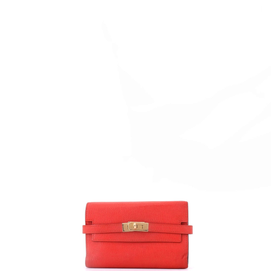 Hermes Kelly Trifold Wallet Chevre Mysore: For a collector who already owns the bags and wants the small leather goods to match, the Kelly trifold is the piece that does the daily work. Its 6 in wide by 4 in high by 1 in deep footprint slides 