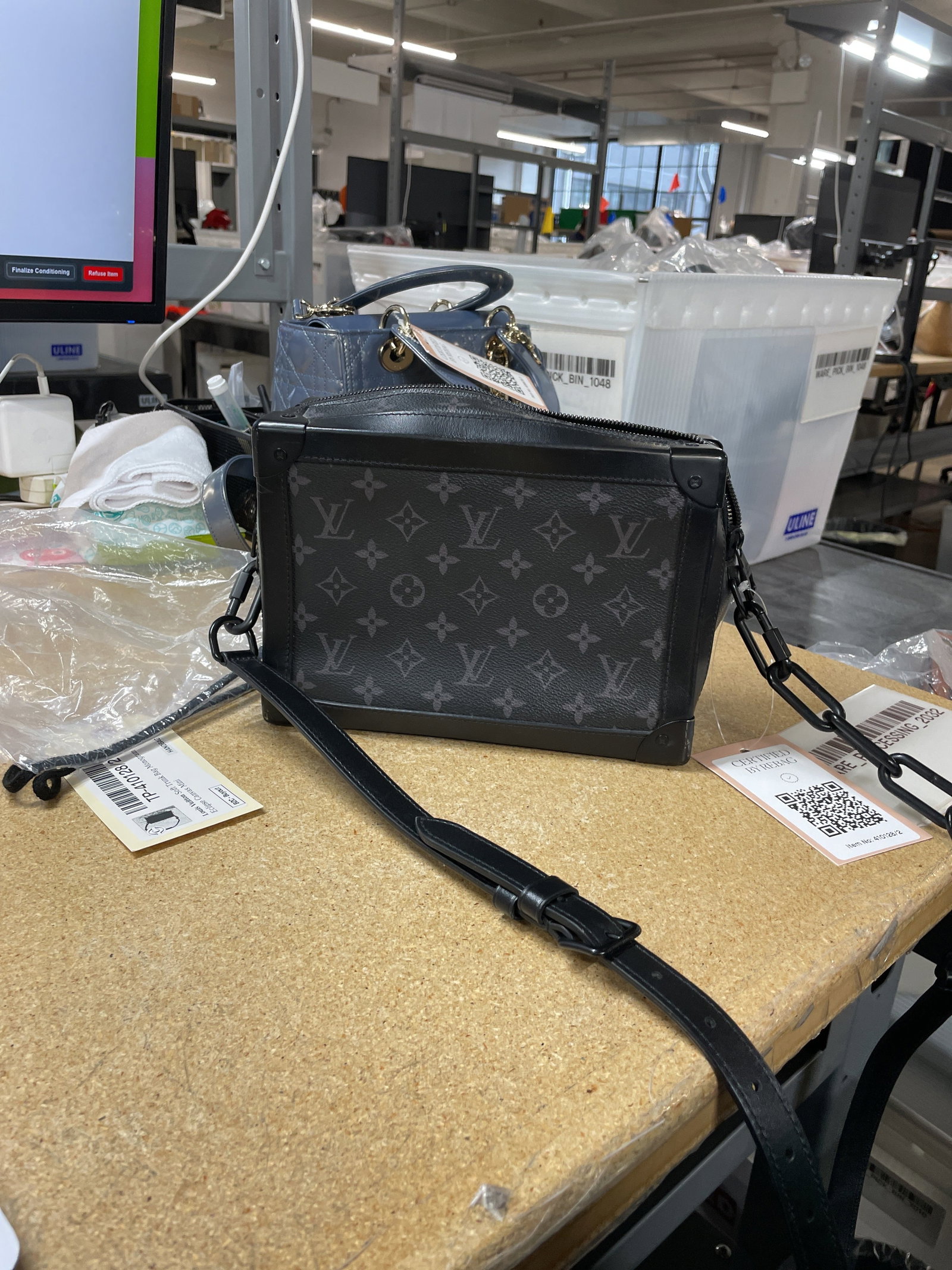 Louis Vuitton Soft Trunk Bag Monogram Eclipse Canvas - 9