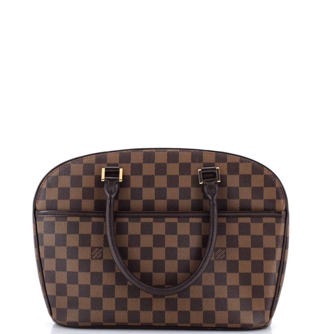 Louis Vuitton Sarria Handbag Damier: Full-size Sarria at 11.5 in wide x 9.5 in high x 4 in deep lands squarely in work-bag territory. Its checkerboard canvas takes a busy day better than smooth leather does at the same scale, which is