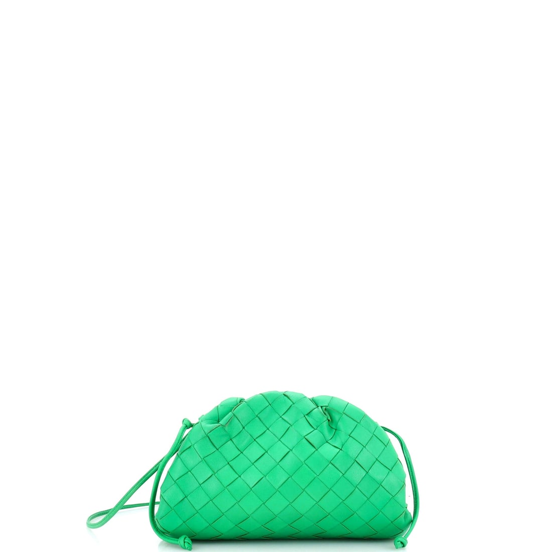 Bottega Veneta The Pouch Intrecciato Nappa: For anyone whose bags run to hardware and structure, this Pouch is the palate cleanser, all nappa and weave with nothing shiny on it. Intrecciato in soft nappa relaxes with handling, so the gathered t