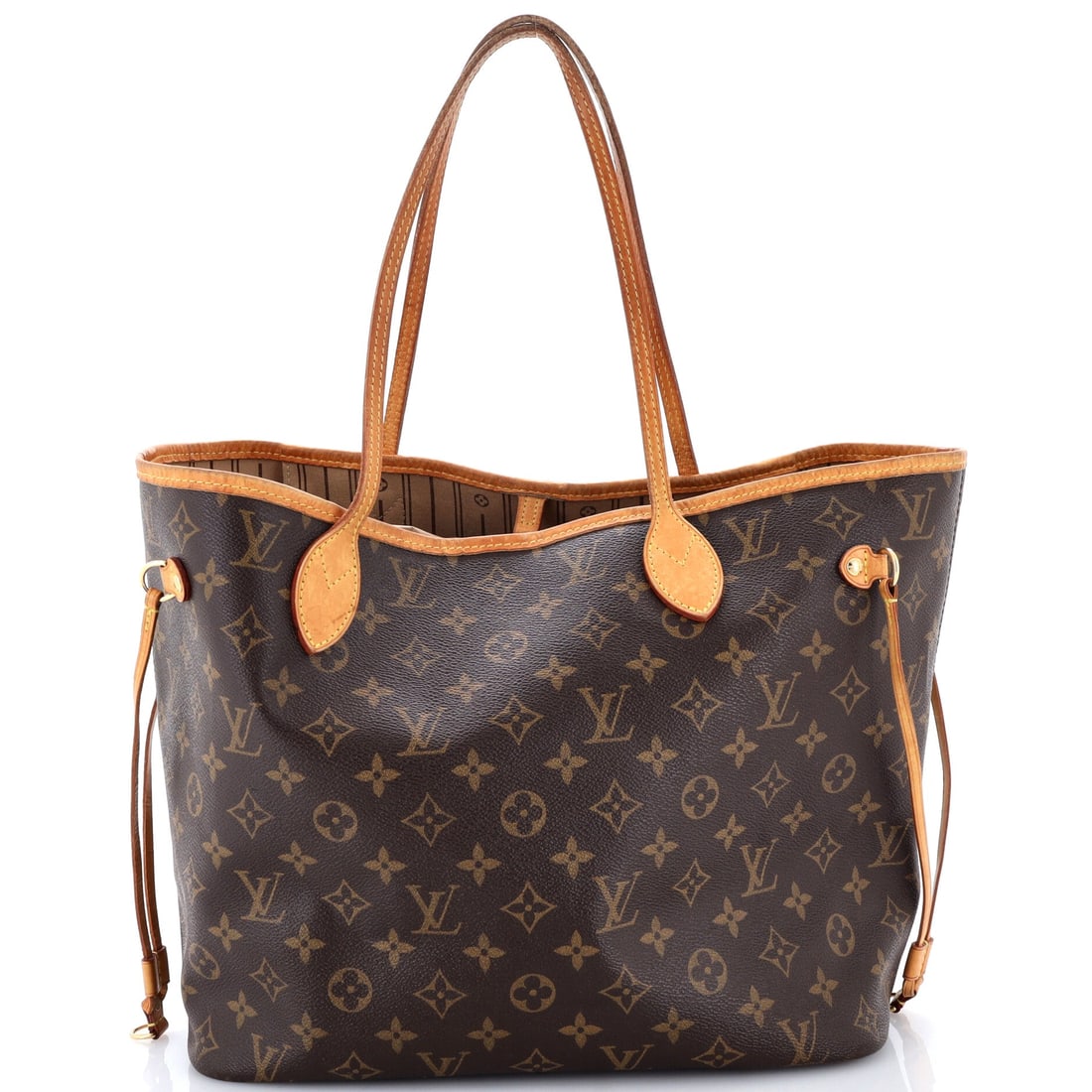 Louis Vuitton Neverfull Tote Monogram Canvas: For a rotation that already has structure, this Neverfull covers the unstructured end, taking gym clothes one day and groceries the next. Monogram canvas at 12.5 in wide x 11 in high x 7 in deep is th