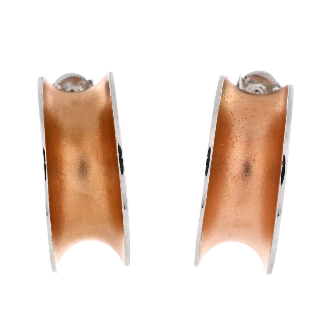 Hermes Reponse Earrings Sterling Silver and Vermeil (1 of 3)