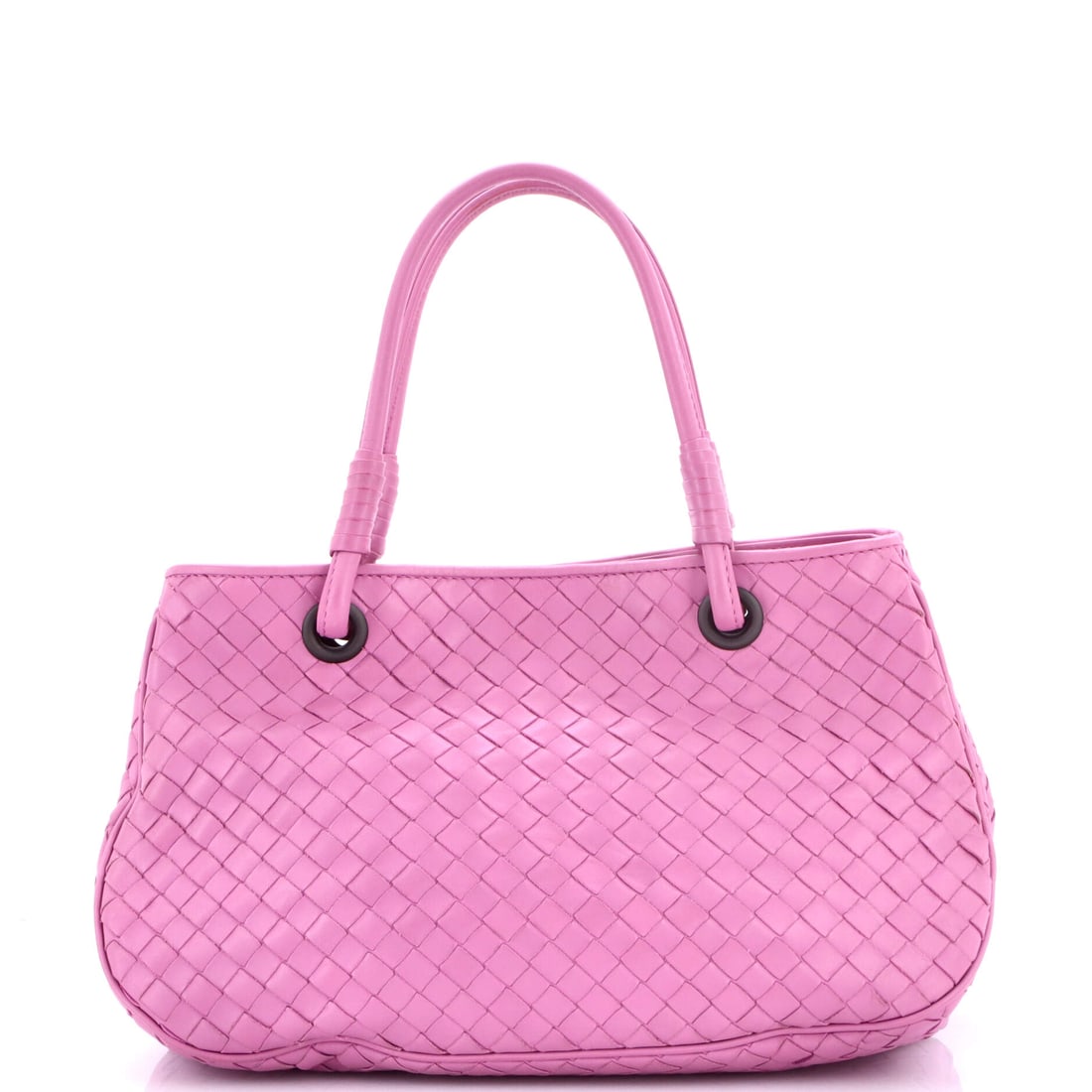 Bottega Veneta Open Shopping Tote Intrecciato Nappa: Between a structured work bag and a soft evening piece, the Open Shopping Tote takes the middle slot, compact at 11 in wide x 7 in high x 5 in deep yet loose enough to expand around a day's additions.