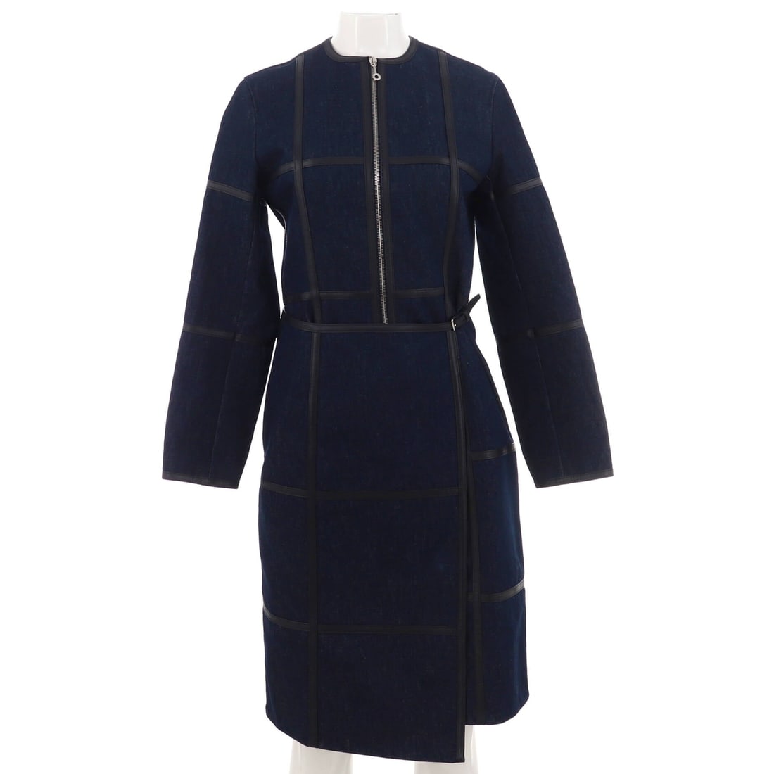 Hermes Women's Tablier Dress Jacket Denim (1 of 6)
