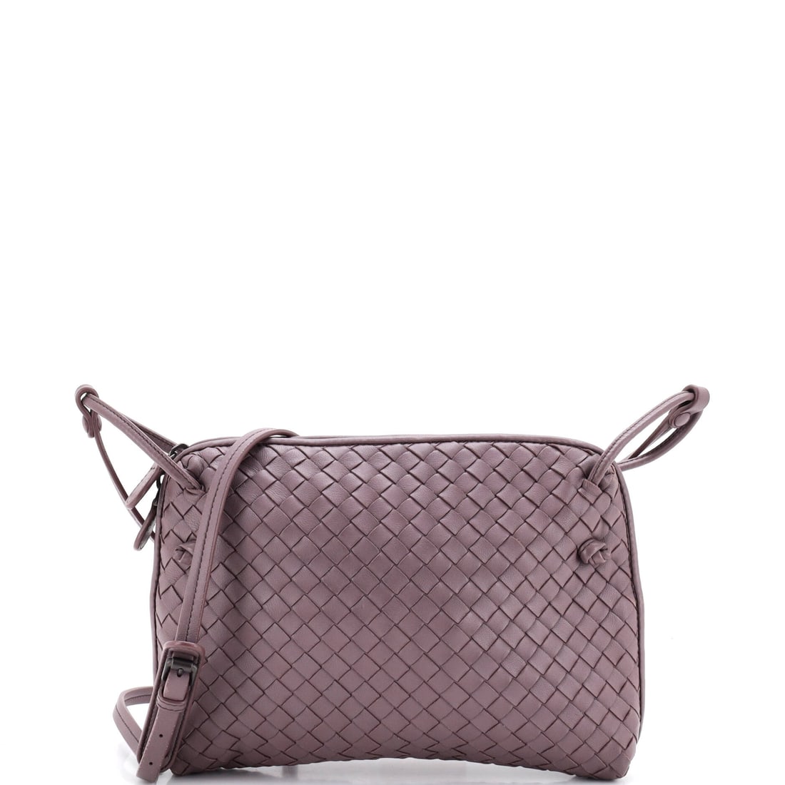 Bottega Veneta Nodini Crossbody Bag Intrecciato Nappa: Small crossbodies earn their keep as the bag that goes out when nothing larger should, and this one is cut precisely for that job. Its dimensions land at 10 in wide, 7 in high and 2 in deep, with a 22