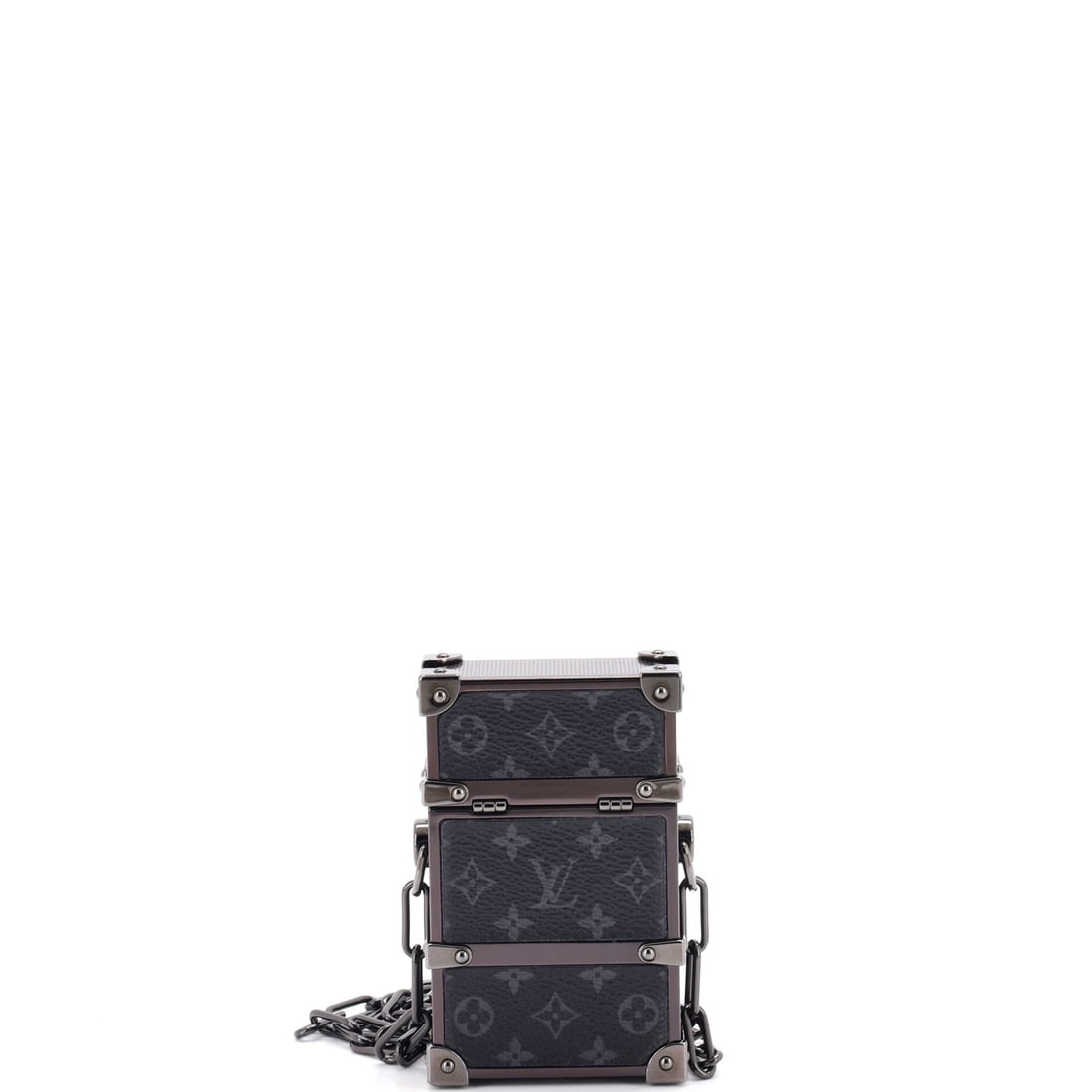 Louis Vuitton Trunk Box Pouch Monogram Eclipse Canvas - 3