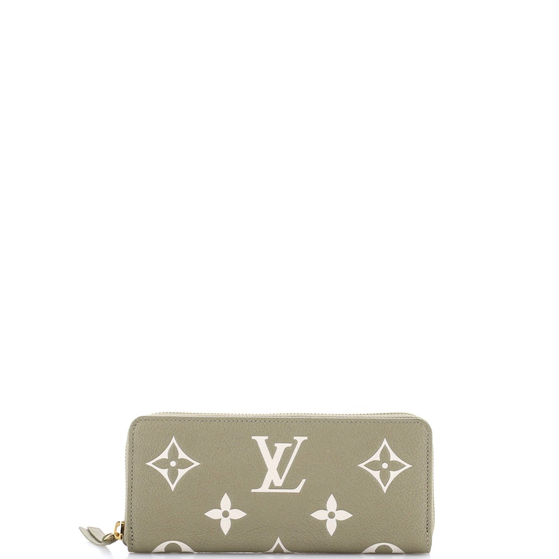 Louis Vuitton Clemence Wallet Bicolor Monogram Empreinte Giant: Long-format wallets like the Clemence exist to hold notes flat and cards in order, and at 7.5 in wide, 3 in high and 1 in deep it does that inside a jacket pocket. Bicolor Monogram Empreinte Giant put
