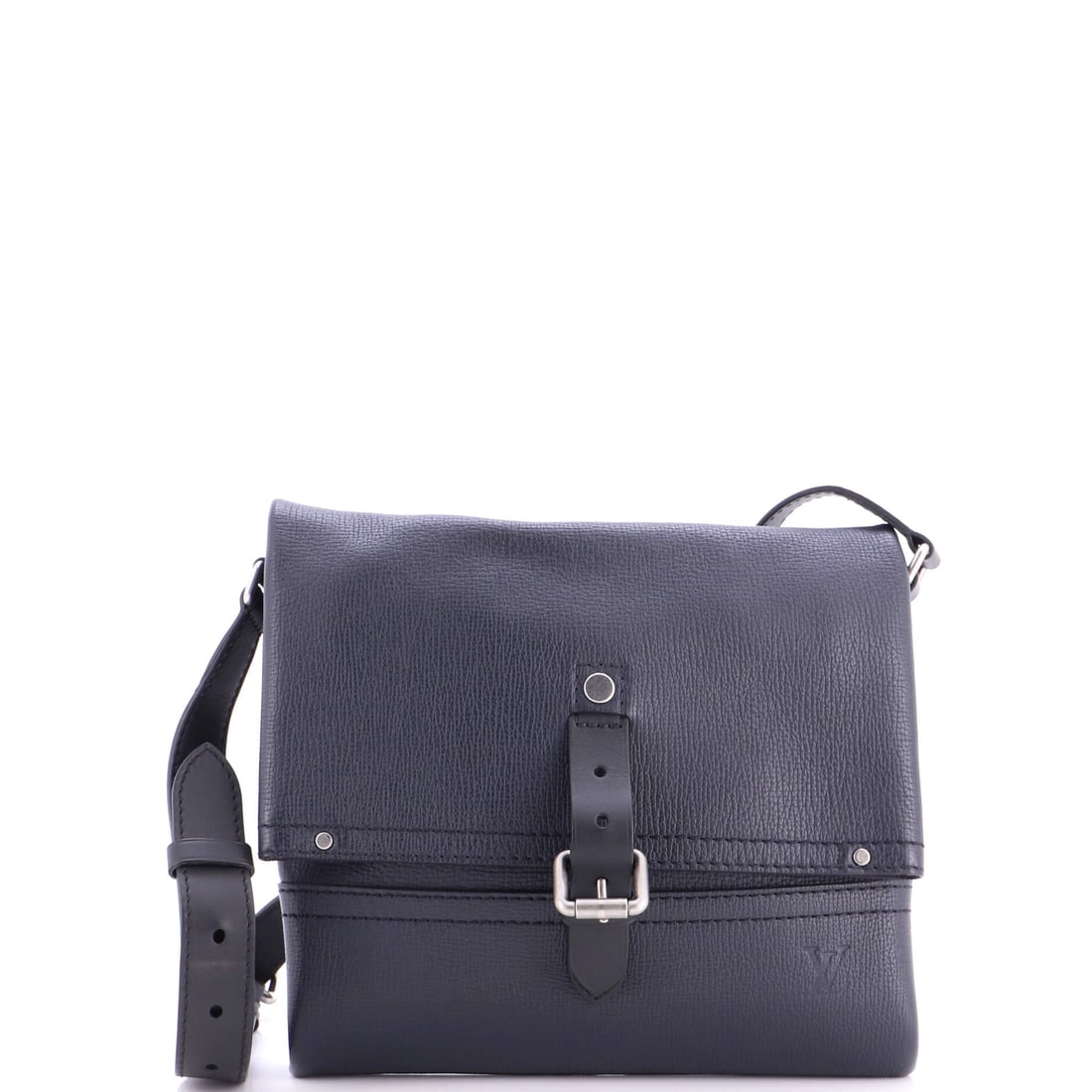 Louis Vuitton Canyon Messenger Bag Utah Leather: Almost square at 10.5 in wide x 10 in high x 2 in deep, the Canyon is cut for flat carry against the back, with volume a secondary concern. Utah is the grained calf Louis Vuitton reaches for when a ba