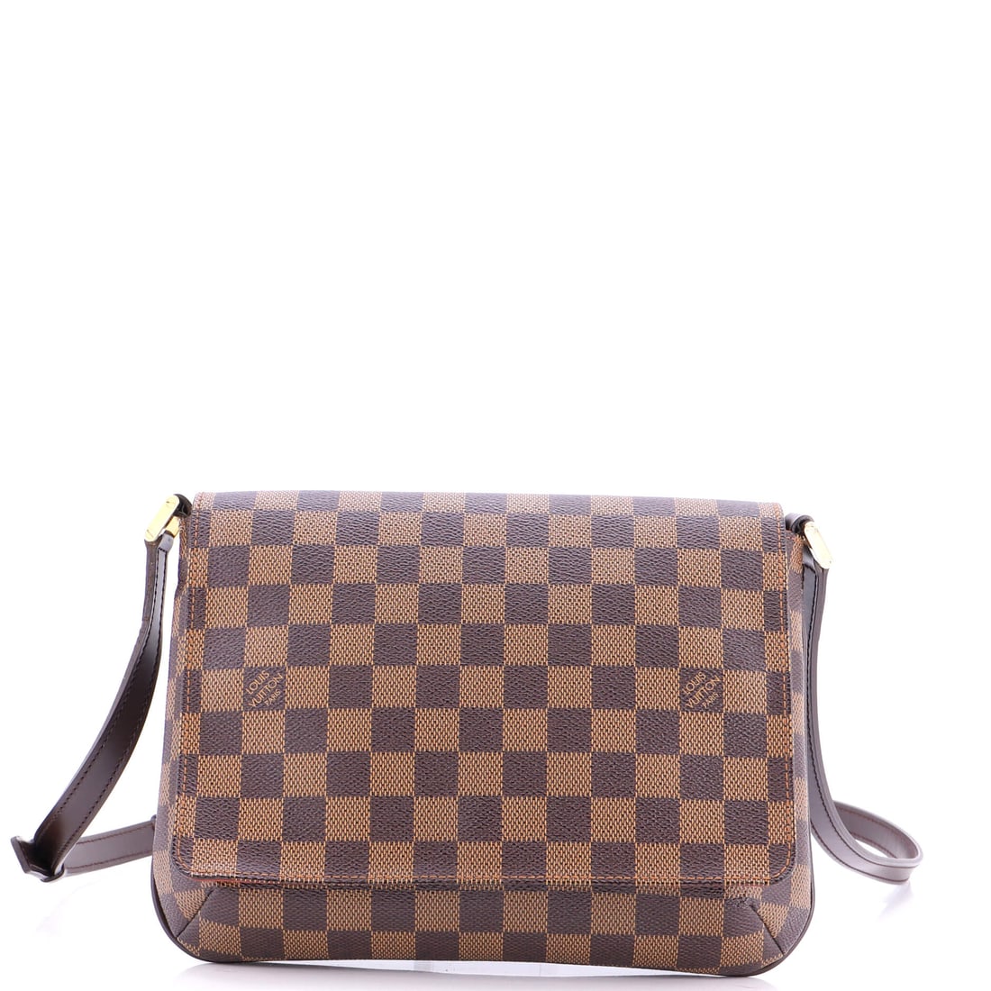 Louis Vuitton Musette Tango Handbag Damier: Anyone keeping a small shoulder bag in rotation knows the Musette Tango format, a flat flap bag that sits under the arm and stays out of the way. Damier canvas keeps the surface low-key, and the body 