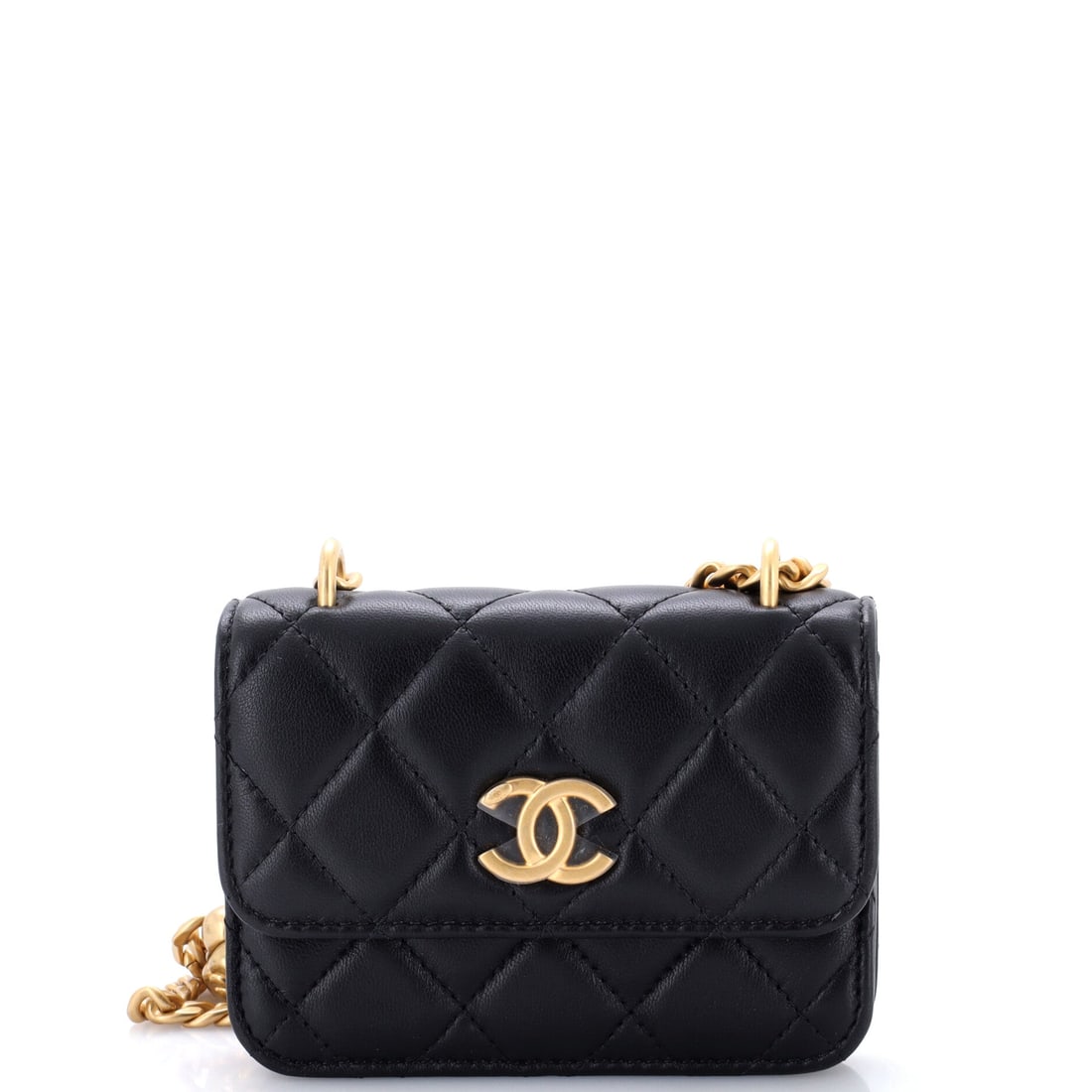 Chanel Sweet Camellia Flap Clutch with Chain Quilted Lambskin: At 4.5 inches this is the narrowest of the Sweet Camellia clutches offered, and it wears closer to a pouch than a bag. Lambskin quilting frames the camellia at the front, over a 1.5 inch depth. The 21