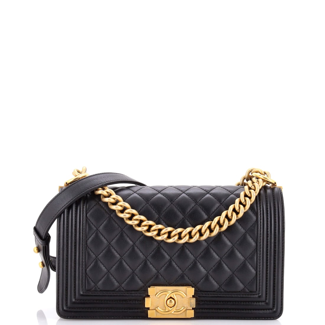 Chanel Boy Flap Bag Quilted Lambskin (1 of 8)