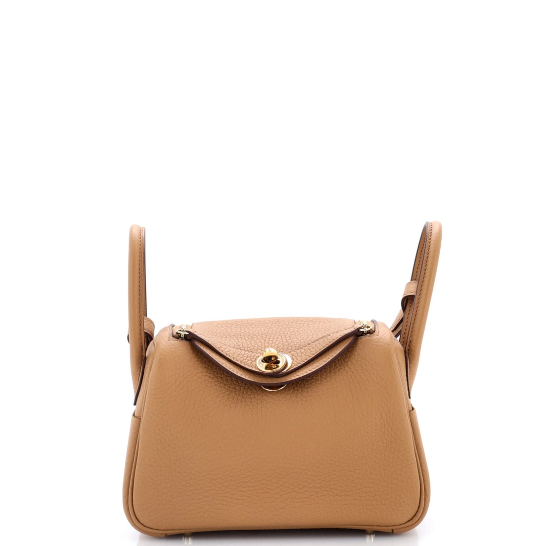 Hermes Lindy Bag Clemence: Mini Lindy in Clemence at 7.5 in wide, 5 in high and 4 in deep. The soft-sided shape has moved from overlooked to sought after, and the small format is where the demand sits. Grade A - Pristine. Maiso