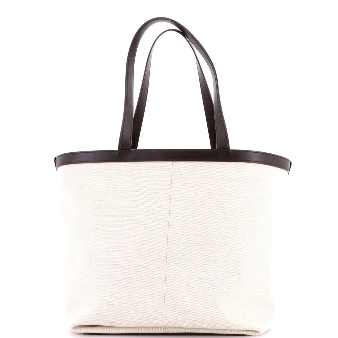 Bottega Veneta Flip Flap Tote Canvas with Intrecciato Leather (1 of 8)