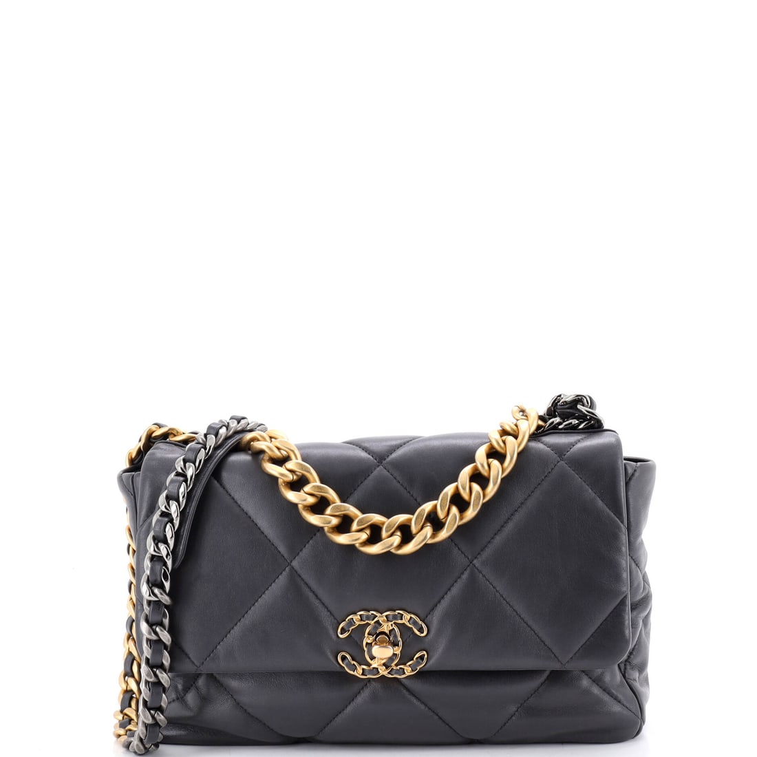 Chanel 19 Flap Bag Quilted Leather (1 of 6)