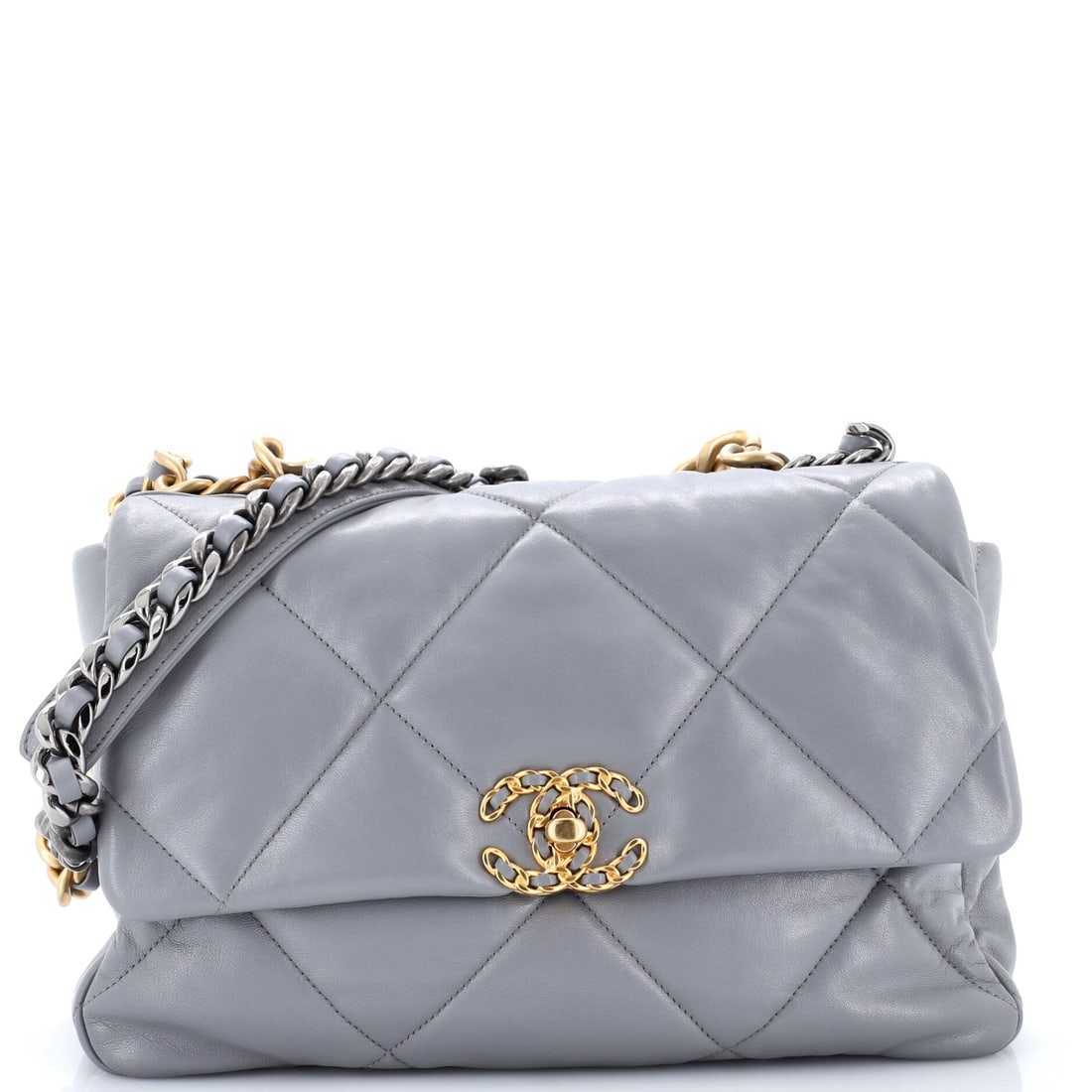 Chanel 19 Flap Bag Quilted Leather (1 of 6)