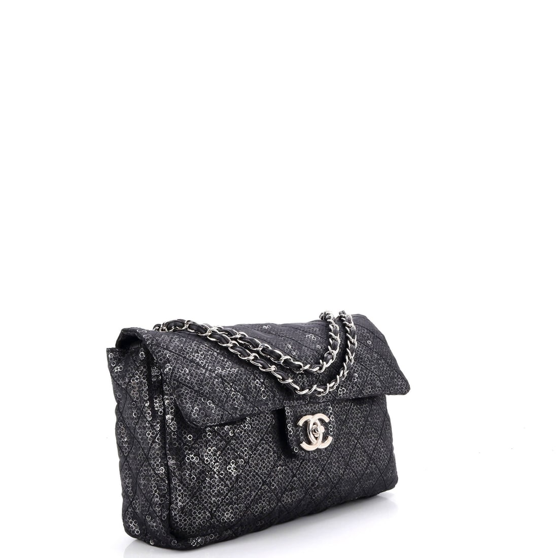 Chanel Hidden Sequins Flap Bag Sequins - 3