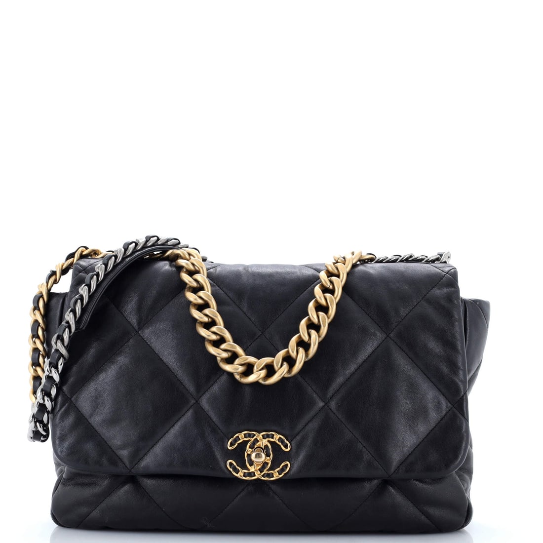 Chanel 19 Flap Bag Quilted Leather (1 of 8)