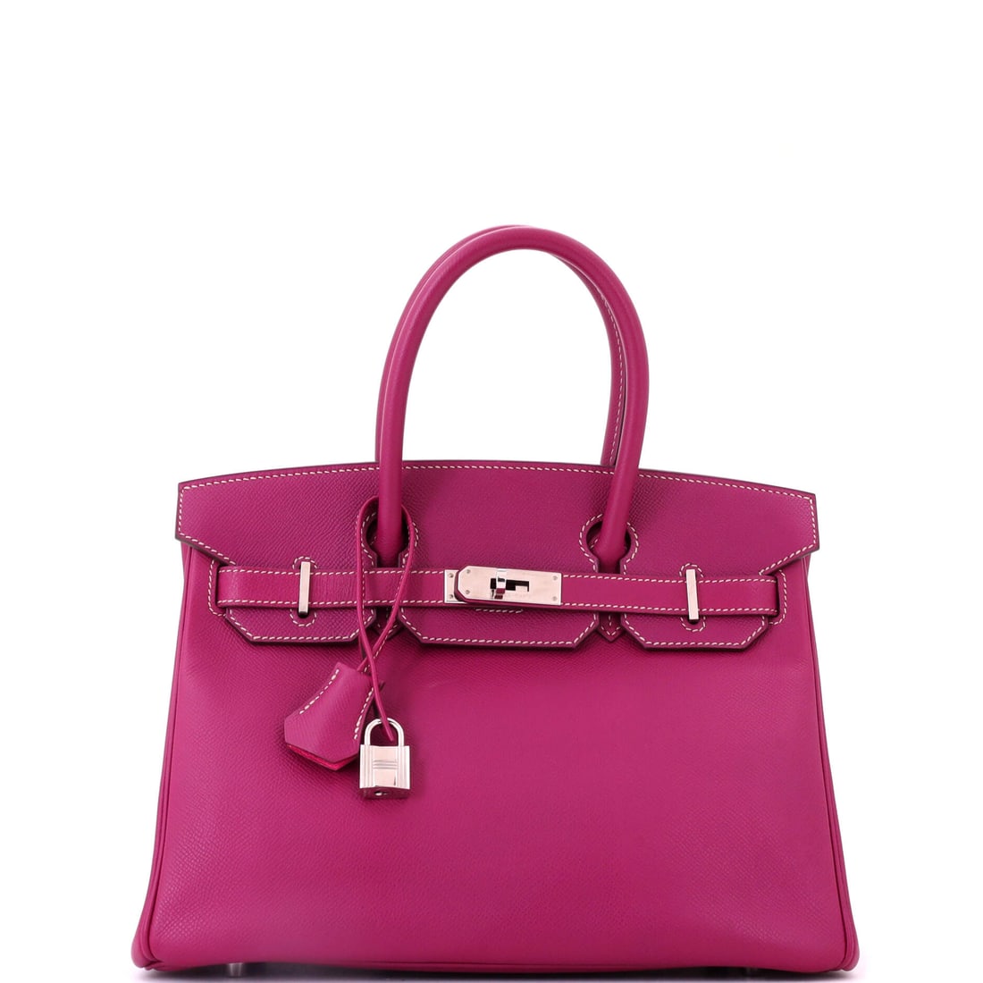 Hermes Candy Birkin Bag Epsom: A Candy Birkin in Epsom, from the limited run that paired bright exterior tones with contrasting linings. Measures 12 in wide, 9 in high and 6 in deep, a full working size in a treatment Hermes has ne