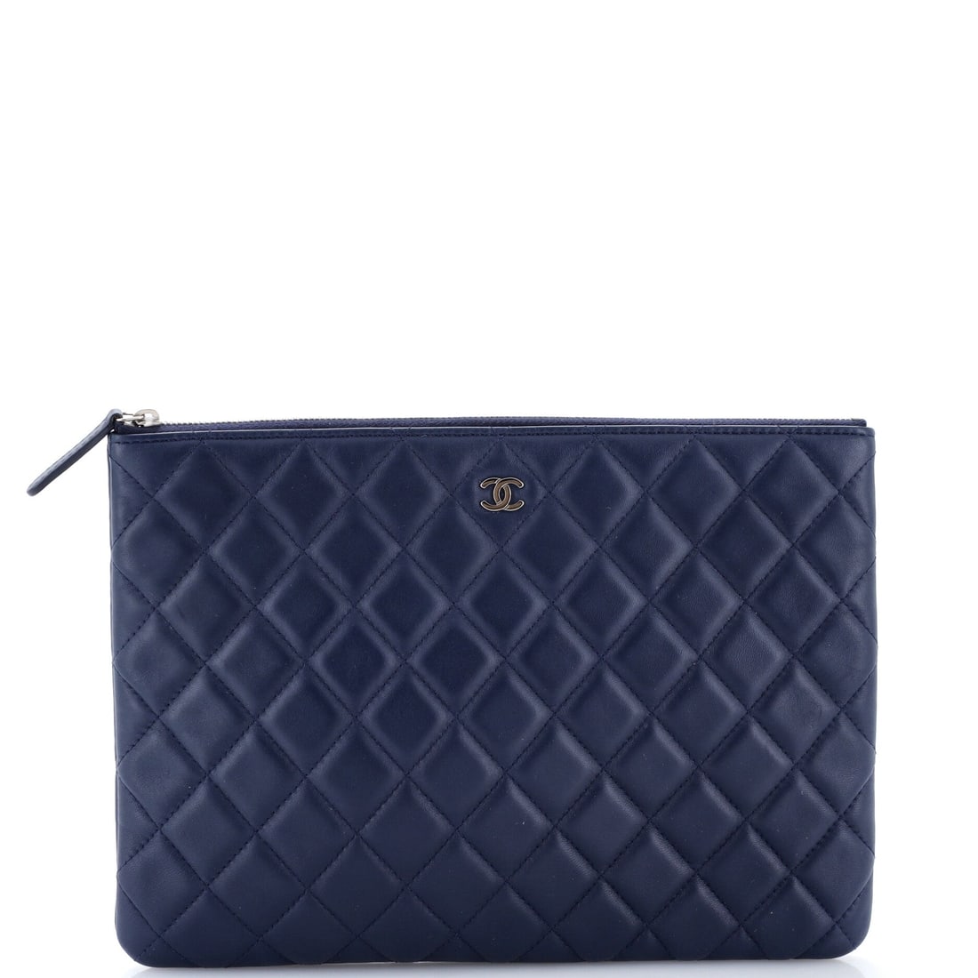 Chanel O Case Clutch Quilted Lambskin (1 of 6)