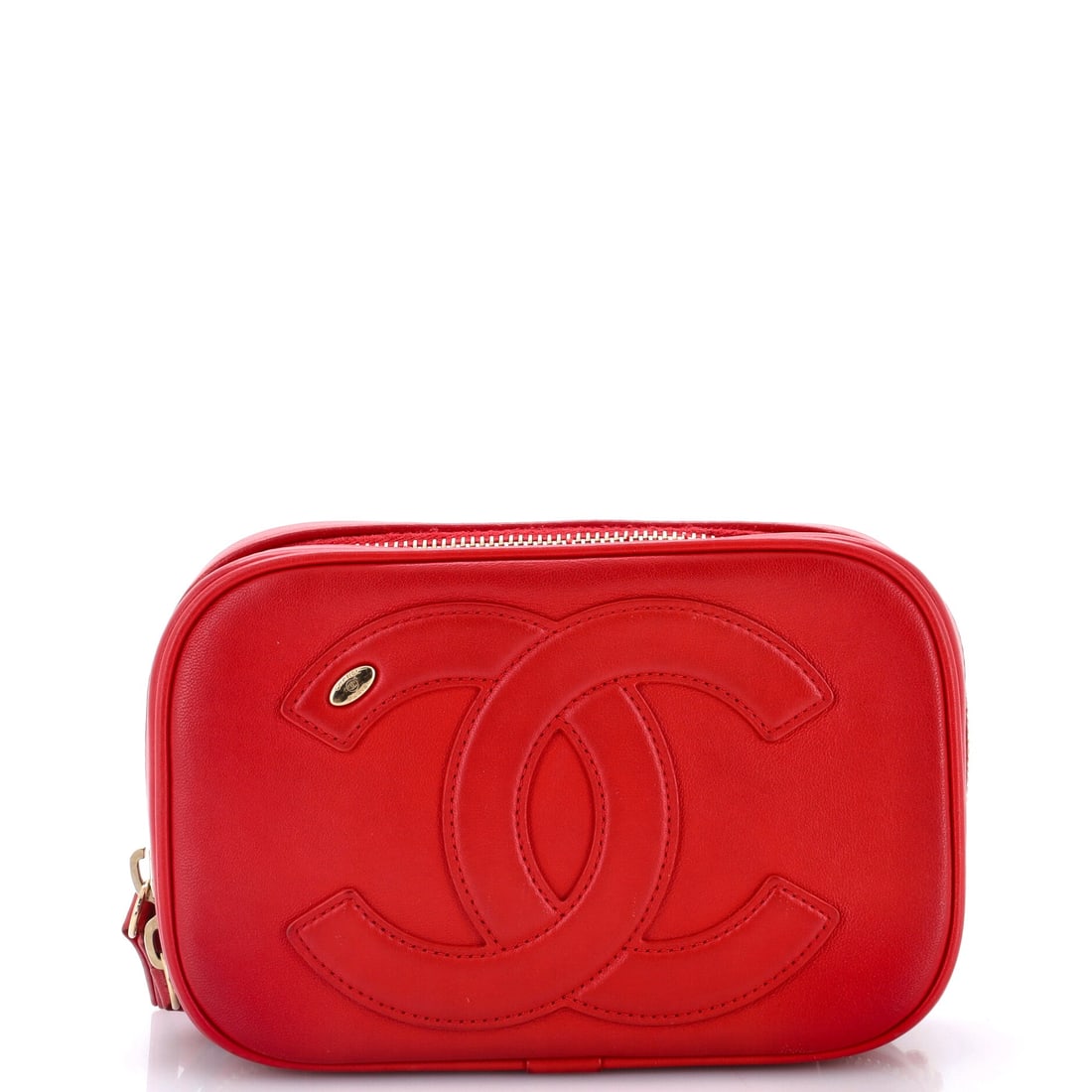 Chanel CC Mania Zip Around Belt Bag Lambskin: A Chanel CC Mania Zip Around Belt Bag in Lambskin - a compact waist body with an adjustable strap. Quilted lambskin puffs and softens with wear, which is either the appeal or the risk depending on