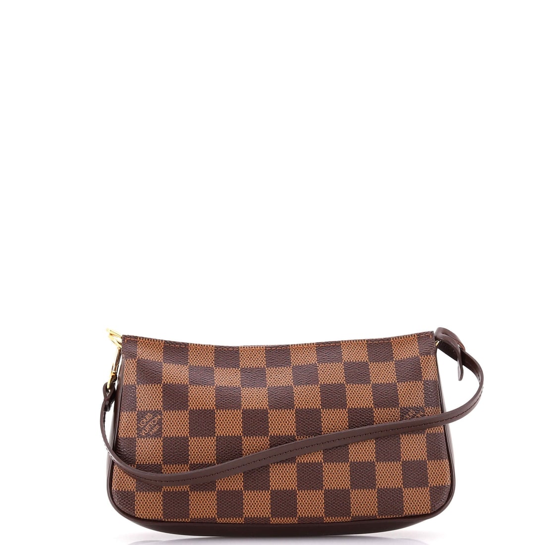 Louis Vuitton Navona Pochette Accessoires Damier: Navona Pochette Accessoires - Damier, from Louis Vuitton - flat panels, a lined interior and a detachable strap. A pochette is the piece most often converted with an aftermarket chain, which keeps dem