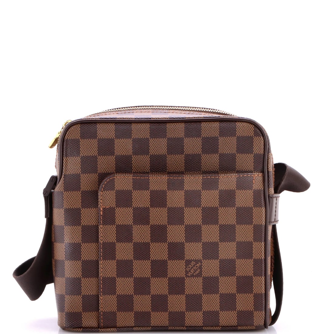 Louis Vuitton Olav Handbag Damier: Louis Vuitton Olav Handbag: Damier, a flat crossbody built for documents. The Olav is a men's-line messenger that has been widely adopted as an unisex crossbody. Measurements come in at 7.5" x 8" x 3"