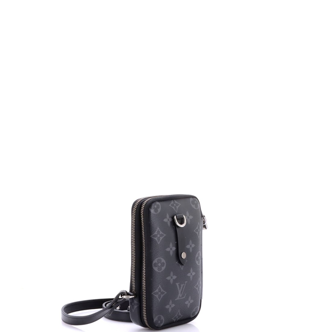 Louis Vuitton Double Phone Pouch Reverse Monogram Eclipse Canvas - 2