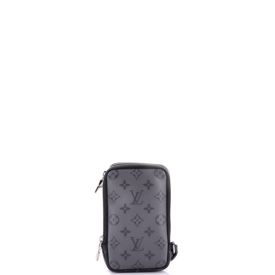 Louis Vuitton Double Phone Pouch Reverse Monogram Eclipse Canvas - 3