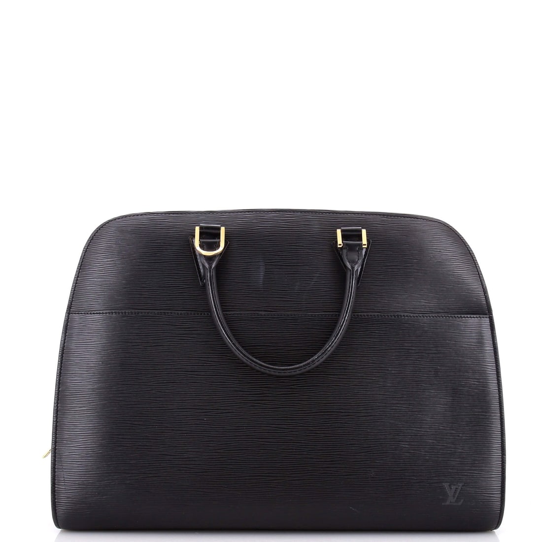 Louis Vuitton Sorbonne Handbag Epi Leather: Louis Vuitton Sorbonne Handbag: Epi Leather, a clean silhouette with considered hardware. Measures 17" W x 12" H x 5" D. The assigned grade is Grade C - Very Good. Maison de Beaubigonne authenticity g