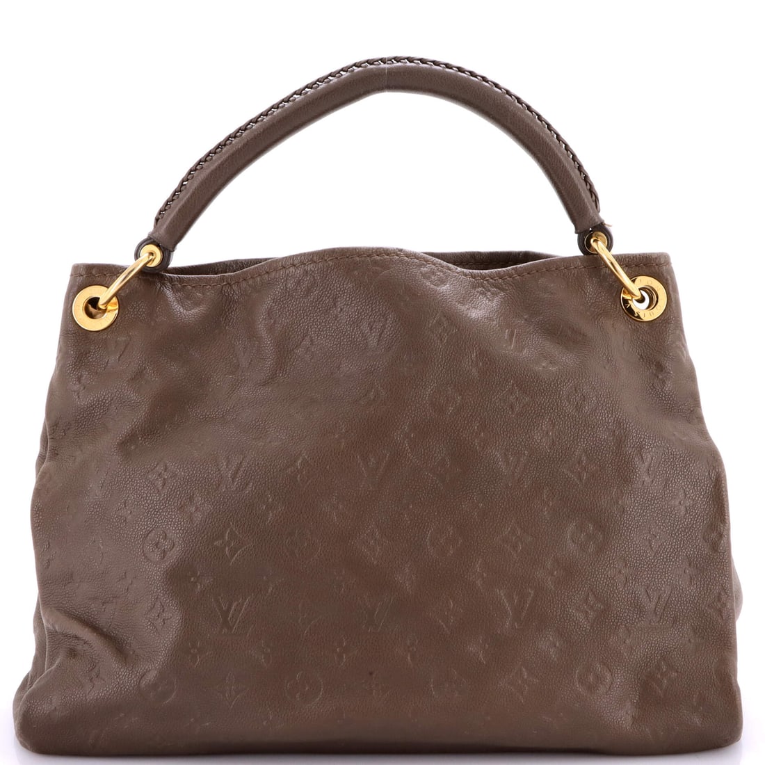 Louis Vuitton Artsy Handbag Monogram Empreinte Leather: The Artsy Handbag by Louis Vuitton, Monogram Empreinte Leather, a balanced silhouette that carries without bulk. A shape that works across a workday and an evening without changing register. Sized at