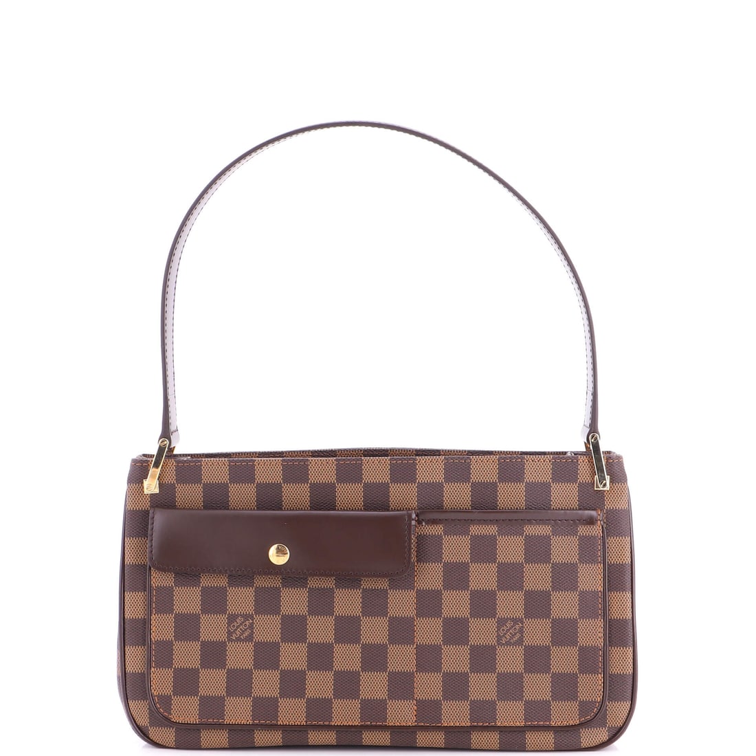 Louis Vuitton Aubagne Bag Damier: Louis Vuitton's Aubagne Bag, here in Damier, a compact body with a secure closure and simple hardware. Stitching and edge finishing are the tells at this level, and both read cleanly. Proportions are