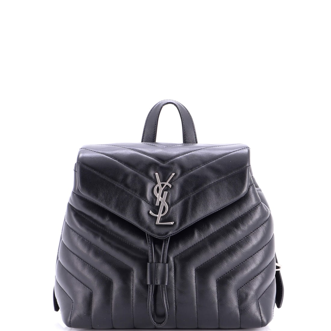 Saint Laurent LouLou Backpack Matelasse Chevron Leather Small (1 of 6)